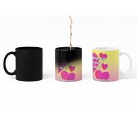 Paolo Chiari Taza mágica con efecto sorpresa para regalo original, Magic Mug termosensible, cambia de fantasía con agua caliente, de cerámica, fabricada en Italia (300 ml, Mamma Ti voglio Bene)