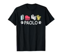 Paolo Nombre de Perro Personalizado Paolo Pet Lover Camiseta