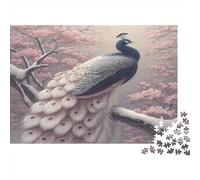 Paon Dans la Neige Cadeau Unique Décoration Intérieure Jeu Éducatif Challenge Toy Adultes & Enfants Des 14 ANS 70x50cm/1000pcs