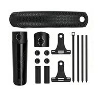 PAOSDPL Guardabarros para Bicicletas Guardabarros de liberación rápida | MTB rueda trasera bicicleta trasera carcasa dura guardabarros ajustable negro MTB bicicleta
