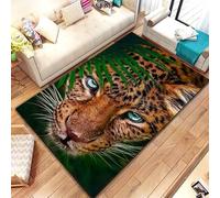 PAOSYTQQ Animal Leopard Cheetah Cartoon Beast Area Rug,Carpet for Home Living Room Bedroom Sofa Doormat Kitchen Decor, Bedroom Decor 60x90cm