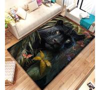 PAOSYTQQ Animal Leopard Cheetah Cartoon Beast Area Rug,Carpet for Home Living Room Bedroom Sofa Doormat Kitchen Decor, Bedroom Decor 120x160cm