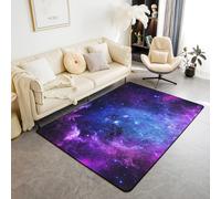 PAOSYTQQ Gaming Area Carpet Mat, Anti Slip Carpet, Red and Blue Carpet, Living Room and Bedroom, Ultra Soft Machine Washable Area Carpet 50x70cm