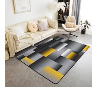 PAOSYTQQ Gaming Area Carpet Mat, Anti Slip Carpet, Red and Blue Carpet, Living Room and Bedroom, Ultra Soft Machine Washable Area Carpet 40x60cm