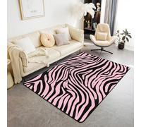 PAOSYTQQ Gaming Area Carpet Mat, Anti Slip Carpet, Red and Blue Carpet, Living Room and Bedroom, Ultra Soft Machine Washable Area Carpet 90x150cm