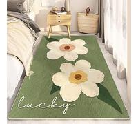 PAOSYTQQ Living Room Sofa Bedroom Dining Room Bathroom Flannel Monochrome Decoration Anti Slip Carpet Washable Floor Mat 160x230cm