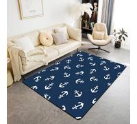 PAOSYTQQ Mushroom Print Boat Anchor Game Area Carpet Video Game Anti Slip Mat Living Room Bedroom Camping Mat 160x230cm
