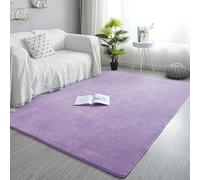 PAOSYTQQ Pink Short Plush Carpet, Living Room Bedroom Floor Carpet, Suitable for Children's Outdoor Camping Carpet 160x230cm