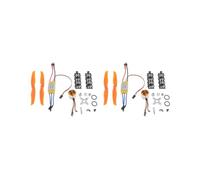 Paowsietiviity 2 juegos RC 2200KV Brushless Motor 2212-6 + 30A ESC y hélices para helicópteros RC