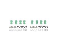 Paowsietiviity 2 Set RC Radnabenadapter Reemplazo Upgrade Accesorios Profesional Aleación de Aluminio Conectores Ruedas Conector Verde