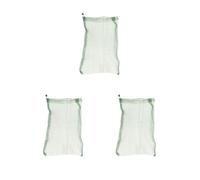 Paowsietiviity 3 juegos de 5 piezas de malla de nailon para acuario, estanque, filtro de medios, bolsa de red verde