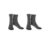 Paowsietiviity Calcetines de buceo de 1,5 mm para natación, esnórquel, botas de neopreno para surf, talla L, color gris, Juego de 2 (gris, L), 42,5 EU