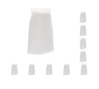Paowsietiviity Juego de 10 bolsas de filtro de fieltro para acuario, 150 um para pecera