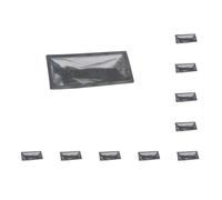 Paowsietiviity Juego de 10 filtros de aire ligeros de malla lavable, malla impermeable, fácil instalación, tamiz extraíble, buena filtración para el hogar