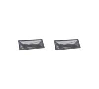 Paowsietiviity Juego de 2 filtros de aire ligeros de malla lavable, filtro de pantalla impermeable, fácil instalación, tamiz extraíble, buena filtración para el hogar