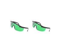Paowsietiviity Juego de 2 gafas de protección IPL/E-light, punto de congelación, palanca degradada, gafas de seguridad, gafas de trabajo universales, color verde