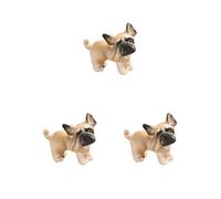 Paowsietiviity Juego de 3 juguetes para mascotas de algodón PP relleno de animales artificiales, juguete lavable, lindo y cómodo regalo de cumpleaños para amigos, estilo 6 de pie