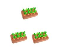 Paowsietiviity Juego de 3 zanahorias para el desarrollo educativo de tracción de habilidades motoras, 8 zanahorias