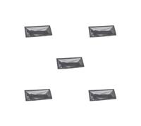 Paowsietiviity Juego de 5 filtros de aire ligeros de malla lavable, filtro de pantalla impermeable, fácil instalación, tamiz extraíble, buena filtración para el hogar