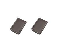 Paowsietiviity Pinza magnética para dinero en efectivo, tarjetero, marrón, 60 x 41 x 8 mm, marrón 60 x 41 x 8 mm, Juego de 2 (café 60 x 41 x 8 mm), Talla única