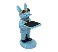 Paowsietiviity Soporte de exhibición creativo para relojes, organizador de resina para escritorio, soporte de almacenamiento de joyas, astronauta, Perro., Dog