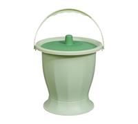 Paowsietiviity Spittoon - Cubo de cámara con asa de tapa para niños, ancianos, sin base de anillo, Verde sin anillo, See The Description