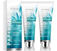 Pap + Nano-hidroxiapatita pasta de dientes blanqueadora, pasta de dientes blanqueadora dental, pasta dental sin flúor hidroxiapatita, reparación y fortalecimiento del esmalte, aliento fresco (2)