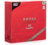 Pap-Star 11607 servilletas, Tissue, Rojo