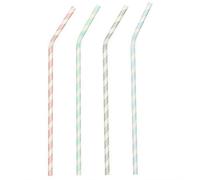 Pap Star 88331 - Tiras de papel con pajitas (flexible, 6 mm de diámetro, 22 cm de largo, 100 unidades)