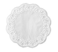Pap-Star Tarta de 100 Puntas, Redondo, diámetro DE 32 cm, Grosor: 40 gr/m², Blanco, PAPSTAR 12456