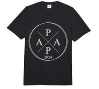 Papá 2024 Pronto Padre 2024 Sube de Nivel a Papa 2024 Comfort Colors Adult Heavyweight T-Shirt