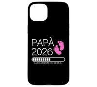 Papà 2026 Loading Annuncio Gravidanza Bimba Femmina Carcasa para iPhone 15 Plus