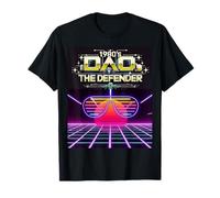 Papá 80s Video Gamer Cumpleaños Retro 1980s Camiseta