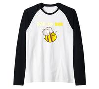 Papá a Abeja Ascendido a Padre Futuro papá Futuro papá Camiseta Manga Raglan
