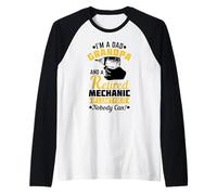 Papá Abuelo, un mecánico Retirado si no Puedo arreglarlo Camiseta Manga Raglan