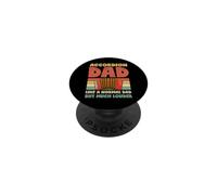 Papá acordeón como un papá Normal Pero Mucho más Fuerte Día del Padre PopSockets PopGrip Adhesivo