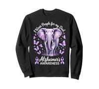 Papá Alzheimer's Awareness Elephant Wear Purple For My Dad Sudadera