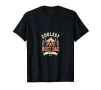 Papá Anfitrión Retro Más Genial Vivo Camiseta