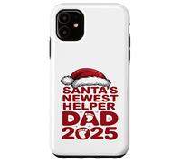 Papá ayudante más Nuevo de Papá Noel 2025 Revelación de Embarazo de Navidad Carcasa para iPhone 11