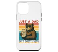 Papa Bear Just a Dad who always came back with the milk Carcasa para iPhone 12 mini