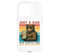Papa Bear Just a Dad who always came back with the milk Carcasa para iPhone 15 Pro