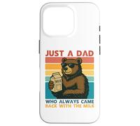 Papa Bear Just a Dad who always came back with the milk Carcasa para iPhone 16 Pro