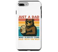 Papa Bear Just a Dad who always came back with the milk Carcasa para iPhone 7 Plus/8 Plus
