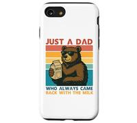 Papa Bear Just a Dad who always came back with the milk Carcasa para iPhone SE (2020) / 7 / 8