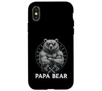 Papa Bear, Oso Vikingo, Guerrero, Odin, Berserker, mitos Vikingos Carcasa para iPhone X/XS