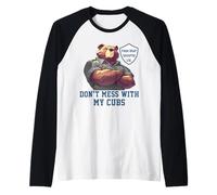 Papa Bear Security It's Not A Dad Bod It's A Father Figura Camiseta Manga Raglan