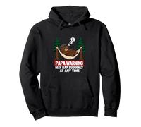 Papa Bear Warning May Nap Suddenly At Any Time Sudadera con Capucha