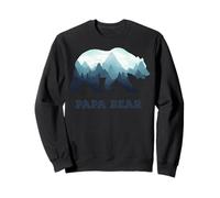 Papa Bear Wildlife Regalo del Día del Padre para papá, papá o papá Sudadera