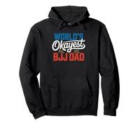 Papá BJJ Rueda Padre Grapler Humor Jiu Jitsu Sudadera con Capucha