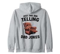 Papá Broma Hombres Divertidos Just This and Telling Dad Jokes Sillón Sudadera con Capucha